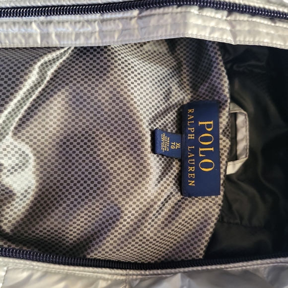 Ralph Lauren polo heated coat. Silver size XL. - Picture 5 of 6